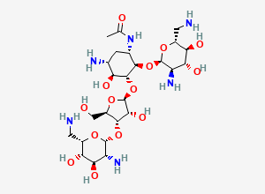 Two-dimensional chemical structure of Neomycin Sulfate EP Impurity G / Neomycin B-LP, CAS 54617-40-2
