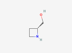 Two-dimensional chemical structure of (R)-2-Azetidinemethanol
