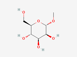 Two-dimensional chemical structure of Methyl alpha-D-mannopyranoside