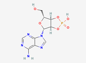 Two-dimensional chemical structure of 2',3'-cAMP