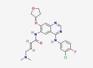Two-dimensional chemical structure of Afatinib (BIBW 2992), CAS 850140-72-6