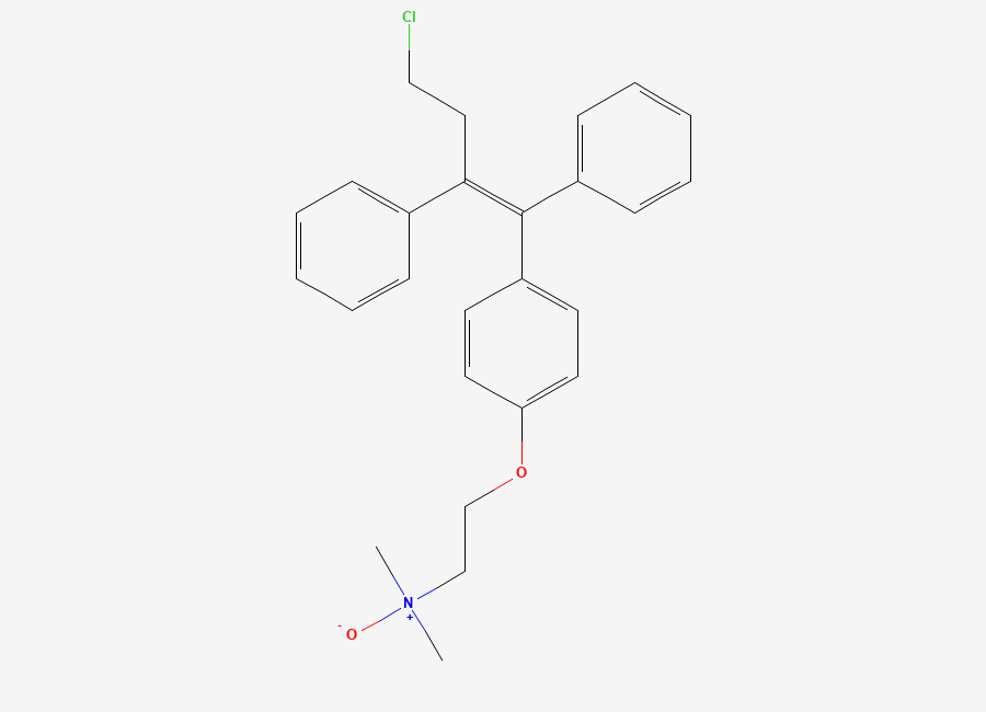 Two-dimensional chemical structure of Toremifene N-Oxide