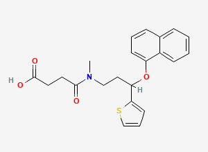 Two-dimensional chemical structure of Duloxetine Related Compound H, CAS 199191-66-7