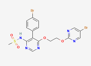 Two-dimensional chemical structure of Macitentan IMpurity, CAS 556796-88-4