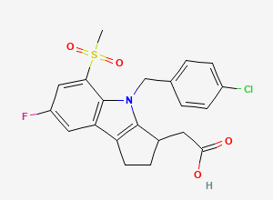 Two-dimensional chemical structure of Diastereomer 2