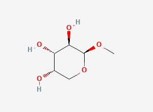 Two-dimensional chemical structure of Methyl beta-L-arabinopyranoside