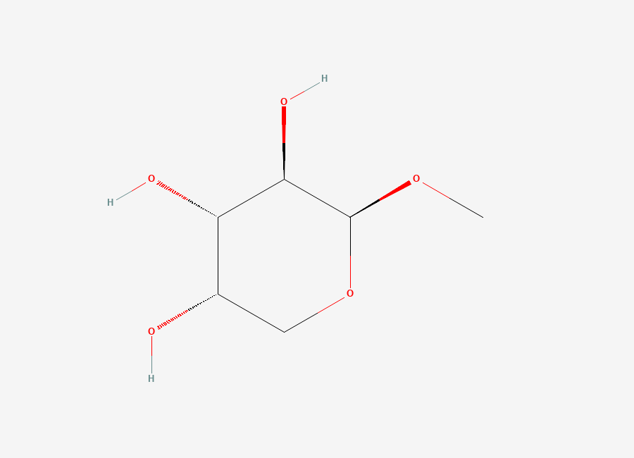 Two-dimensional chemical structure of Methyl beta-L-arabinopyranoside