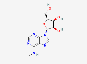 Two-dimensional chemical structure of N6-Methyladenosine