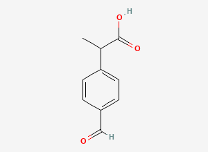 Two-dimensional chemical structure of Ibuprofen EP Impurity K/ Ibuprofen BP Impurity K, CAS 43153-07-7