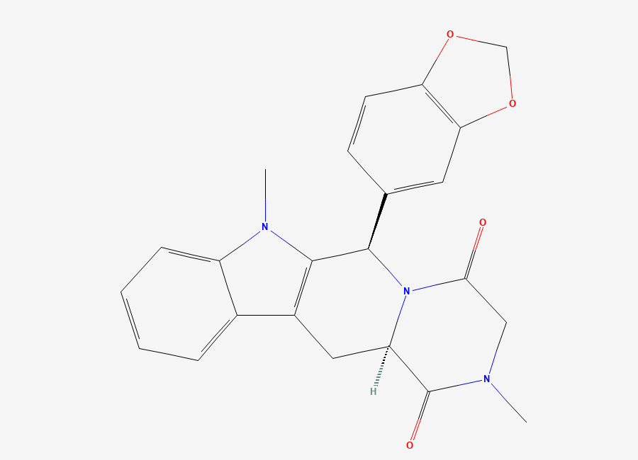 Two-dimensional chemical structure of N-methyl-Tadalafil