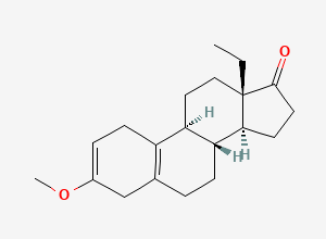 Two-dimensional chemical structure of Levonorgestrel EP Impurity R, CAS 2322-77-2