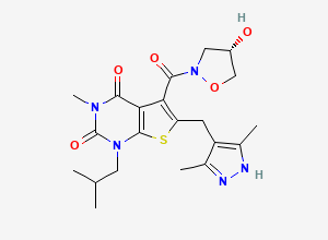 Two-dimensional chemical structure of AR-C155858