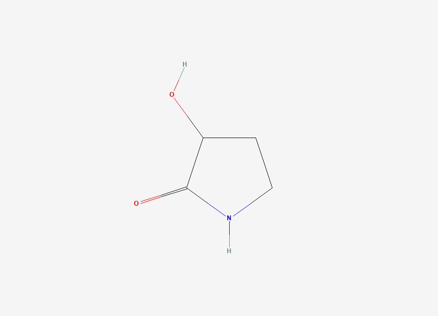 Two-dimensional chemical structure of 3-Hydroxy-2-pyrrolidinone