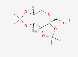 Two-dimensional chemical structure of Topiramate Related Compound A, CAS 20880-92-6