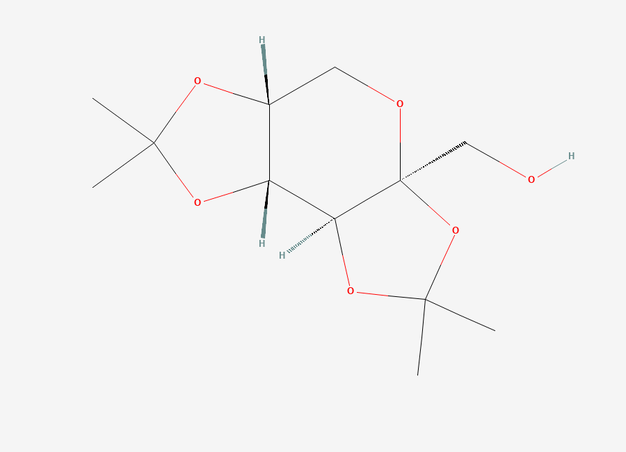 Two-dimensional chemical structure of Topiramate Related Compound A, CAS 20880-92-6