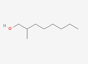 Two-dimensional chemical structure of 2-Methyloctanol