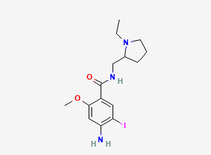 Two-dimensional chemical structure of Amisulpride EP Impurity C, CAS 176849-91-5