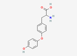 Two-dimensional chemical structure of DL-Thyronine