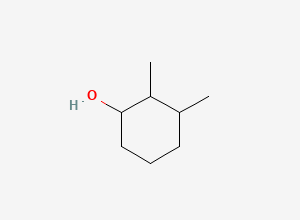 Two-dimensional chemical structure of 2,3-Dimethylcyclohexan-1-ol