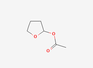 Two-dimensional chemical structure of Tetrahydro-2-furyl acetate