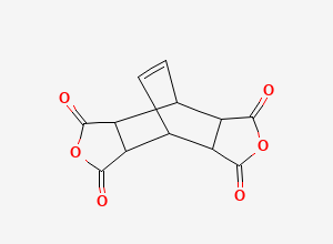 Two-dimensional chemical structure of Bicyclo[2.2.2]oct-7-ene-2,3:5,6-tetracarboxylic dianhydride