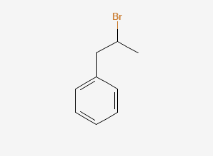 Two-dimensional chemical structure of (2-Bromopropyl)benzene