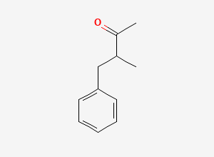 Two-dimensional chemical structure of 2-Butanone, 3-methyl-4-phenyl-