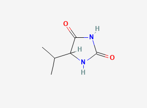 Two-dimensional chemical structure of 5-Isopropylhydantoin