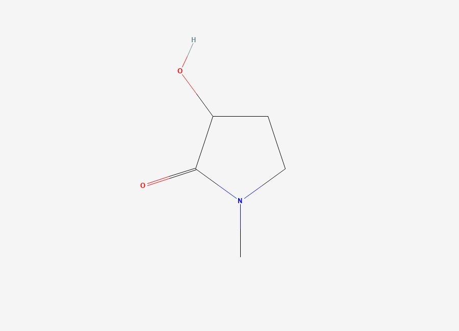Two-dimensional chemical structure of 3-Hydroxy-1-methylpyrrolidin-2-one