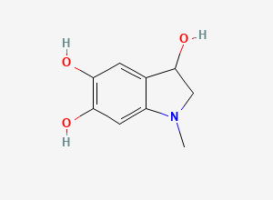 Two-dimensional chemical structure of Adrenochrome o-semiquinone