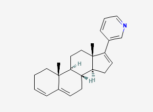 Two-dimensional chemical structure of Anhydro Abiraterone, CAS 154229-20-6