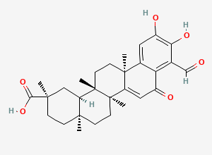 Two-dimensional chemical structure of Demethylzeylasteral