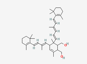 Two-dimensional chemical structure of Retinol EP Impurity A