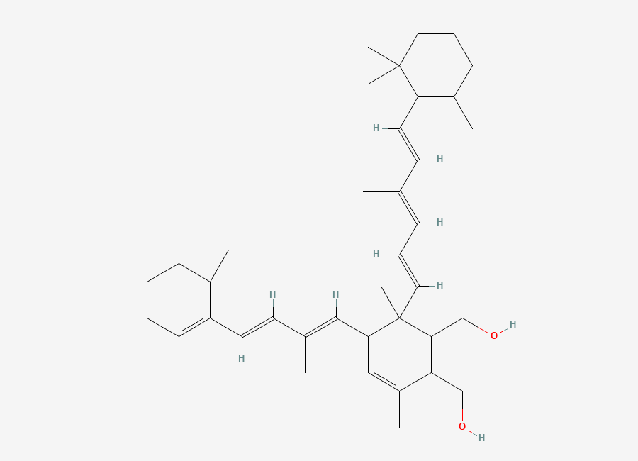 Two-dimensional chemical structure of Retinol EP Impurity A