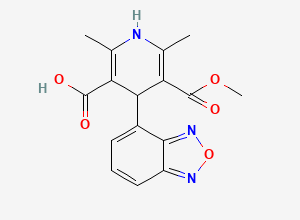 Two-dimensional chemical structure of PN-204-144, CAS 103232-74-2
