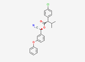 Two-dimensional chemical structure of Esfenvalerate-D7