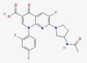 Two-dimensional chemical structure of Tosufloxacin Impurity 3