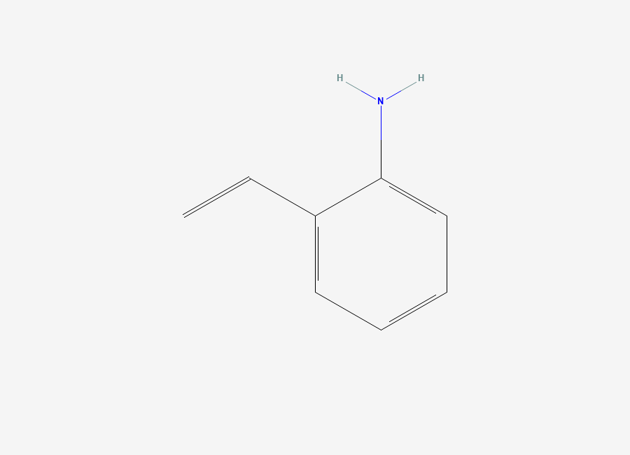 Two-dimensional chemical structure of 2-Vinylaniline