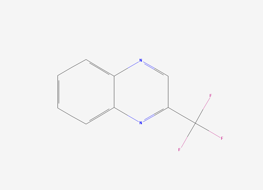 Two-dimensional chemical structure of 2-(Trifluoromethyl)quinoxaline