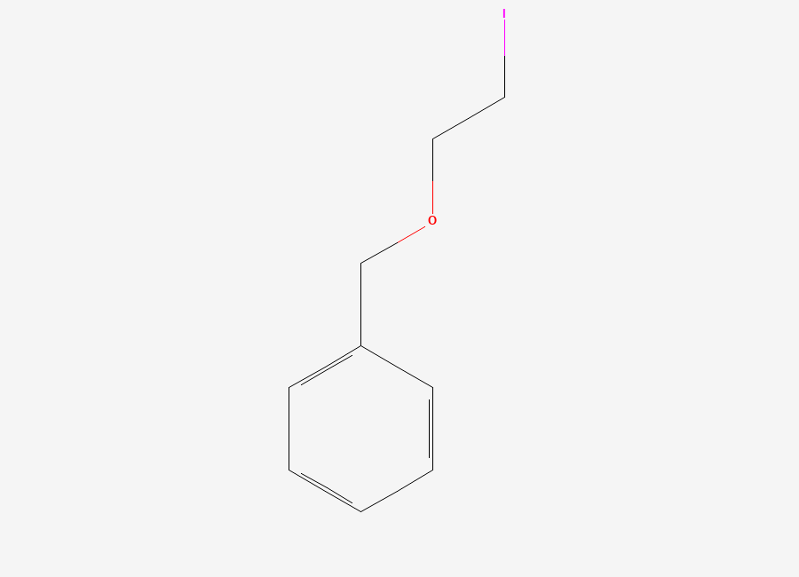 Two-dimensional chemical structure of 1-Benzyloxy-2-iodoethane