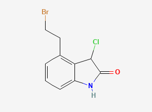 Two-dimensional chemical structure of Ropinirole EP Impurity I, CAS 120427-95-4