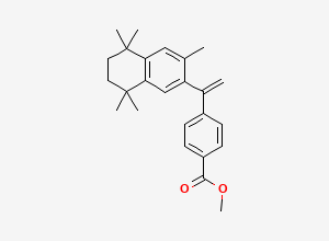 Two-dimensional chemical structure of Bexarotene Methyl Ester impurity, CAS 153559-48-9
