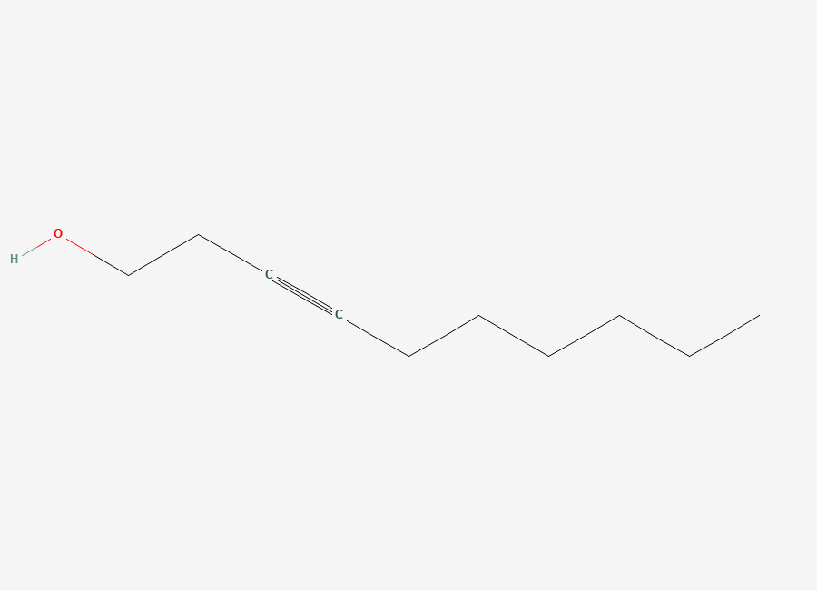 Two-dimensional chemical structure of 3-Decyn-1-ol