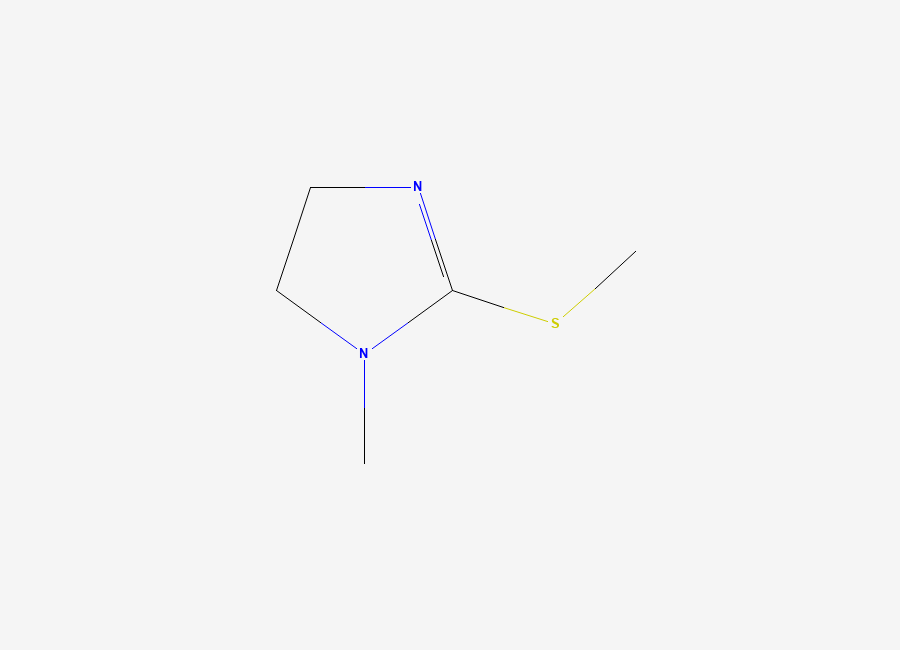 Two-dimensional chemical structure of 1-methyl-2-methylsulfanyl-4,5-dihydro-1H-imidazole