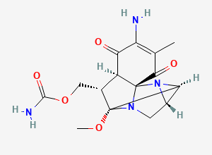 Two-dimensional chemical structure of Mitomycin EP Impurity D, CAS 111750-67-5