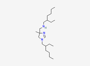 Two-dimensional chemical structure of Hexetidine EP Impurity A / Hexetidine Dehydro Impurity, CAS 188655-38-1