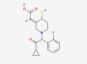 Two-dimensional chemical structure of Prasugrel Thiol Analog, CAS 204204-73-9