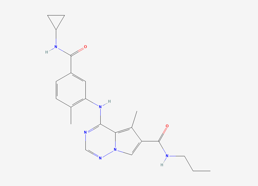 Two-dimensional chemical structure of Bms-582949