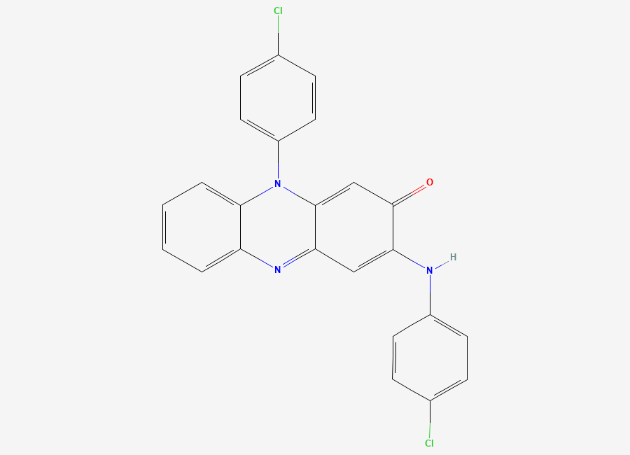 Two-dimensional chemical structure of Clofazimine Related Compound 2, CAS 90712-89-3