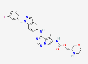 Two-dimensional chemical structure of Bms-599626